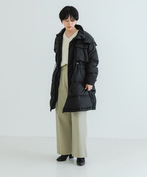 URBAN RESEARCH（アーバンリサーチ）の「VACHEMENT　down jacket（その他アウター・レディース・GREEN/BEIGE/BLACK・FREE）」の6枚目の写真