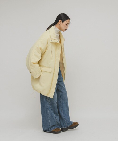 KBF（ケイビーエフ）の「モンスターパテッドミドルコート（その他アウター・レディース・CREAM/ACID KHAKI/BLACK・One）」の22枚目の写真