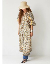 Ungrid | エスニックプリントラメワンピース(ワンピース)