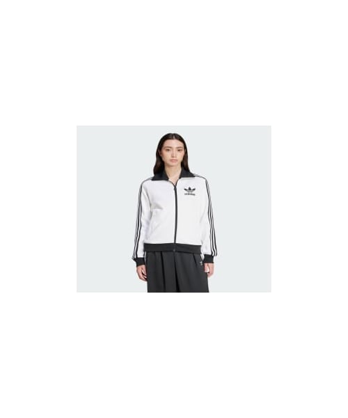 adidas(アディダス)の「クラシック トラックトップ(トップス・レディース・ブラック/ミネラルグリーン/ダークブルー/ブルー/グリーン/ホワイト・XS/S/M/L/XL/2XL/J/3XL/3XL/5XL/J/XS/J/S/J/M/J/L/J/XL/J/2XL)」の4枚目の写真