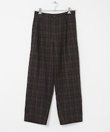 SENSE OF PLACE by URBAN RESEARCH | チェックバレルレッグワイドパンツ(その他パンツ)