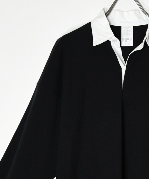ADAM ET ROPE'（アダムエロペ）の「【COMOLI】ウール ラグビーシャツ