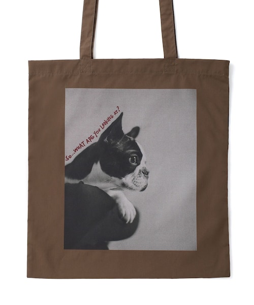 ROPE' PICNIC（ロペピクニック）の「【DOG MAGAZINE×ROPE' PICNIC】フォトトートバッグ（トートバッグ・レディース・ダークブラウン/ブルー/イエロー・F）」の15枚目の写真