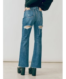 EVRIS | バックスラッシュフレアデニムパンツ(デニムパンツ)