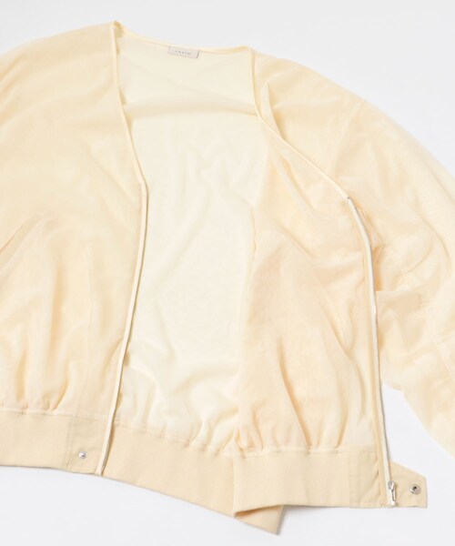 LAATO（ラート）の「organdy blouson（ブルゾン・レディース・インク/クリーム・FREE）」の16枚目の写真