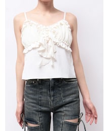 RESEXXY | バストギャザーカスケードキャミ(キャミソール)