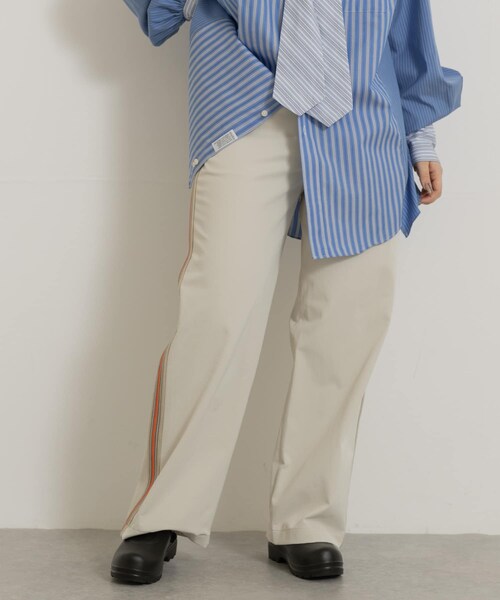 THE GOODLAND MARKET（ザグッドランドマーケット）の「米富繊維　KNIT SIDELINE PANTS-WOMEN（その他パンツ・レディース・44BROWN/41BEIGE/60SAX・M）」の17枚目の写真