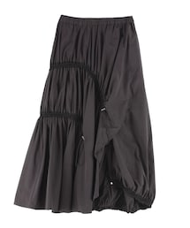 UN3D. | WAVE DRAWSTRING FLARE SK(スカート)
