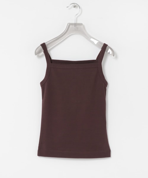 URBAN RESEARCH(アーバンリサーチ)の「FLORE FLORE MAY CAMISOLE(キャミソール・レディース・BLACK/CHOCO PLUM/EVERGREEN/NAVY/STRAW/MULBERRY・S)」の2枚目の写真