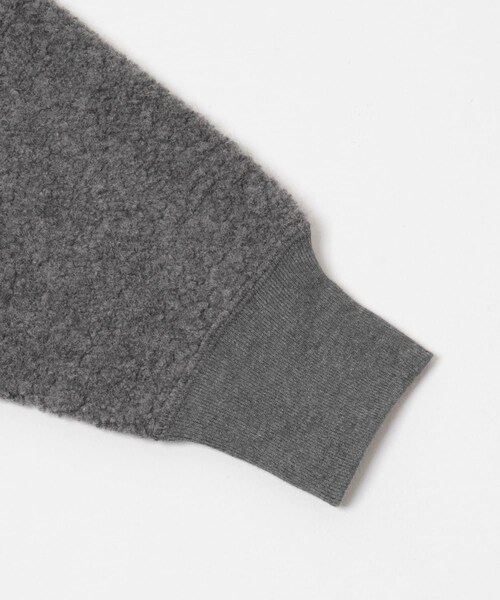 新品　かぐれ　今季　Boa pullover ボアプルオーバー　2025秋冬 カグレ かぐれ Boa pullover （チャコールグレー