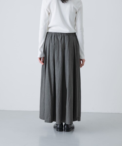 かぐれ（カグレ）の「コットンタックスカート（スカート・レディース・LIGHT GRAY/CHARCOAL/BLACK・Free）」の22枚目の写真