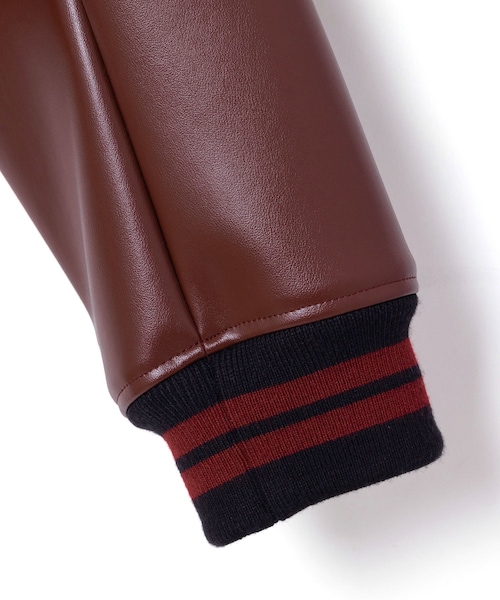 ROPE'（ロペ）の「カシミヤ混フラノショートスタジャン（スタジャン・レディース・ブラック・F）」の7枚目の写真