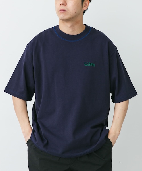 URBAN RESEARCH DOORS(アーバンリサーチドアーズ)の「L.L.Bean JAPAN EDITION UNION SHORT SLEEVE T-SHIRTS(Tシャツ/カットソー・メンズ・WHITE/BIRCH/TOP GREY/TEAL/NAVY/T.CHARCOAL・M/L/XL)」の6枚目の写真