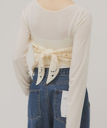 KBF | タックドレープロンTEE(Tシャツ/カットソー)