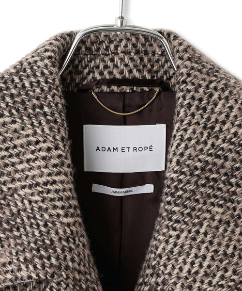 ADAM ET ROPE'(アダムエロペ)の「【サステナブル】ツイードダブルチェスターコート(チェスターコート・レディース・ブラウン・36/38)」の17枚目の写真