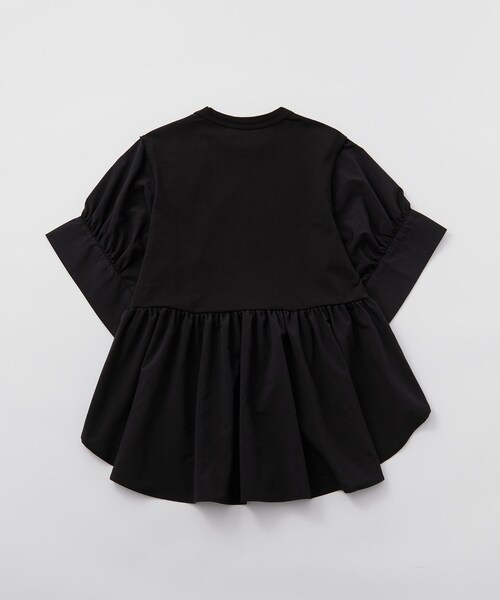 ADAM ET ROPE'（アダムエロペ）の「【サステナブル・UVカット】バウンスカフスプルオーバー（Tシャツ/カットソー・レディース・ブラック/ホワイト/ピンク/ベージュ・F）」の8枚目の写真