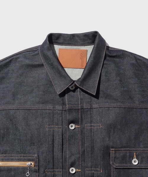 ADAM ET ROPE'(アダムエロペ)の「【DAIRIKU/ダイリク】Rigid 2PKT Denim Jacket(デニムジャケット・メンズ・ネイビー・L/M/S)」の5枚目の写真