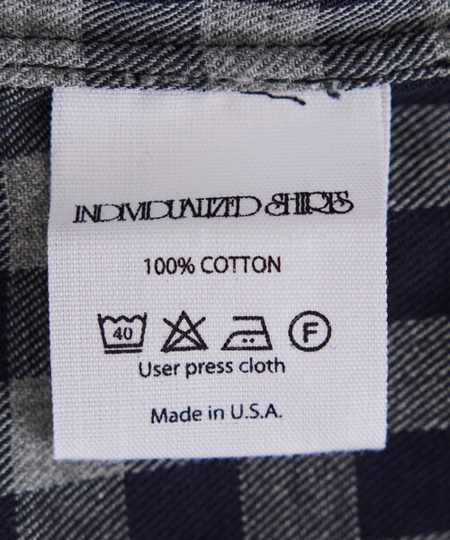 ADAM ET ROPE'(アダムエロペ)の「【INDIVIDUALIZED SHIRTS for SALON】別注フランネルチェックシャツ / グレー(シャツ/ブラウス・レディース・グレー・F)」の19枚目の写真