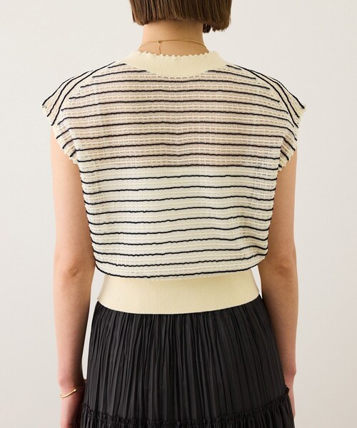 ROPE'（ロペ）の「ピンタックサマーノースリーブニット/イージーケア（ニット/セーター・レディース・ホワイト系/クリーム・F）」の17枚目の写真