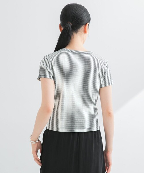 URBAN RESEARCH(アーバンリサーチ)の「『別注』Miller×URBAN RESEARCH Prib Tiny T-SHIRTS(Tシャツ/カットソー・レディース・IVORY/NVY BORDER/BLK BORDER・FREE)」の20枚目の写真