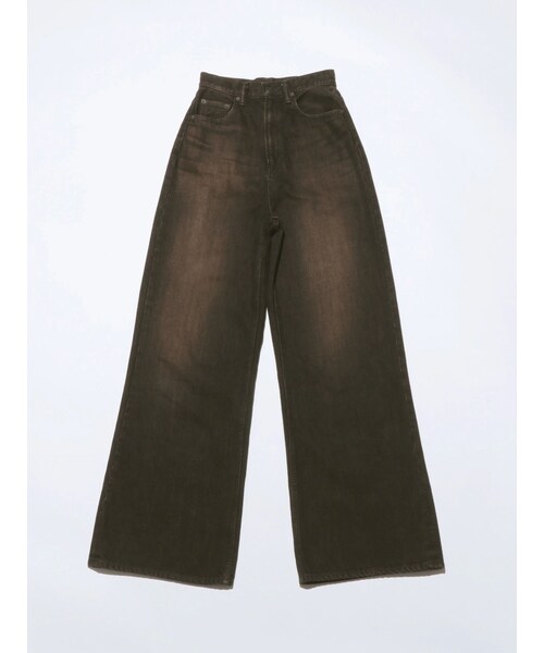 EMODA（エモダ）の「【VEQUM】RIM WIDE JEANS（その他・レディース・ブラック/ブルー/アイスブルー・24/25/26）」の3枚目の写真