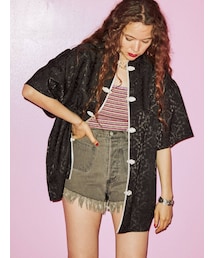 jouetie | スタンドカラーチャイナシャツ(シャツ/ブラウス)