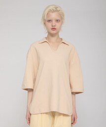 LAATO | open collared tee(Tシャツ/カットソー)