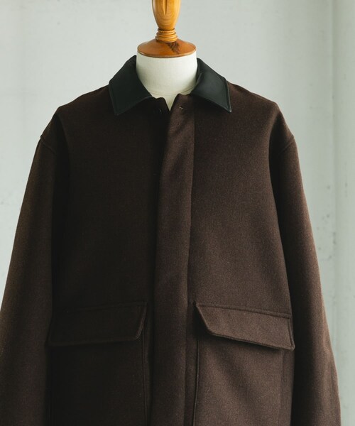 URBAN RESEARCH DOORS(アーバンリサーチドアーズ)の「ウールブレンドカバーオール(カバーオール・メンズ・CHECK/BROWN/BLACK・M/L)」の21枚目の写真
