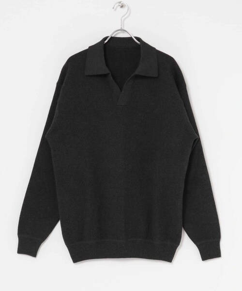 URBAN RESEARCH DOORS(アーバンリサーチドアーズ)の「『一部WEB限定カラー』コットンウール スキッパーニット(ニット/セーター・メンズ・NAVY/CHARCOAL/BROWN・M/L)」の15枚目の写真