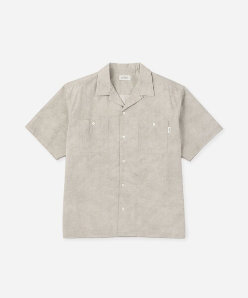 Saturdays NYC(サタデーズ ニューヨークシティ )の「Canty Open Collar SS Shirt(シャツ/ブラウス・レディース・チャコール/ライトグレー/ベージュ/ブルー・L/M/S/XL)」の8枚目の写真