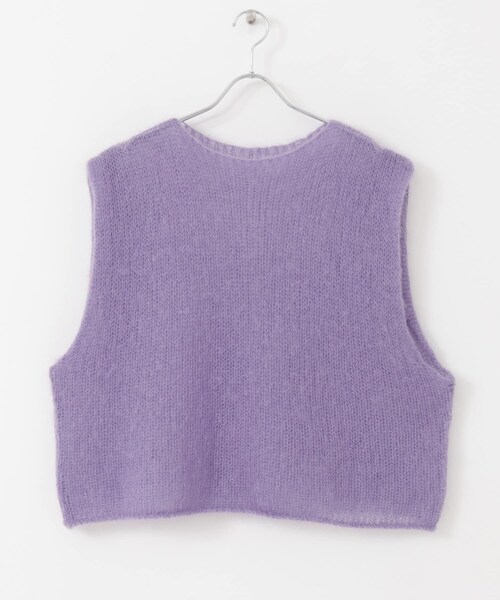 URBAN RESEARCH（アーバンリサーチ）の「『別注』WANDERUNG×URBAN RESEARCH　ニットベスト（ベスト・レディース・Purple/Gray/Yellow・FREE）」の9枚目の写真