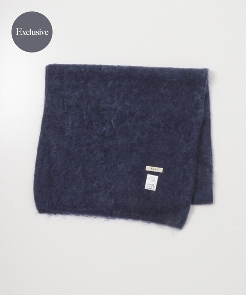 URBAN RESEARCH（アーバンリサーチ）の「『別注』FUJI×URBAN RESEARCH　MOHAIR LONG STOLE（ストール/ショール・メンズ・LEMON/NAVY/MINT GREEN/MOCHABROWN・Free）」の3枚目の写真