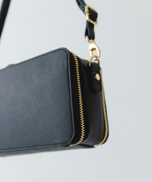 RODE SKO（ロデスコ）の「お財布ショルダーバッグ（ショルダーバッグ・レディース・SAX/BLACK/GREIGE・one）」の17枚目の写真