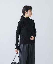 かぐれ | ボトルネックソフトリブカットソー(Tシャツ/カットソー)