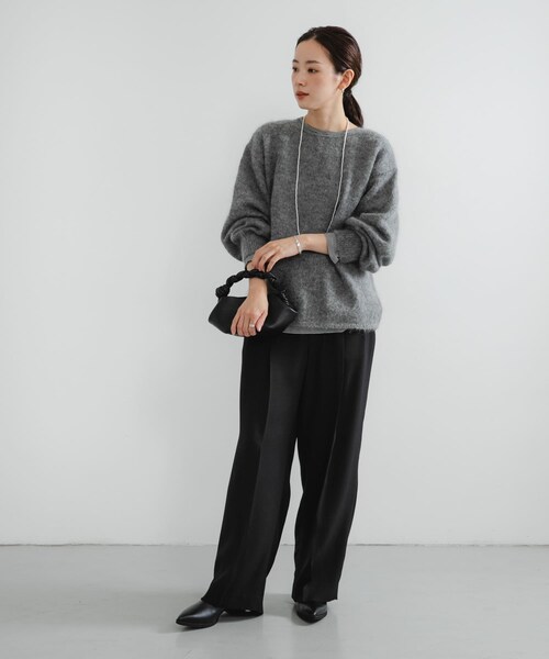 URBAN RESEARCH（アーバンリサーチ）の「ダブルクロスキュプラパンツ（その他パンツ・レディース・BROWN/BLACK/NAVY・36/38/40/42）」の9枚目の写真