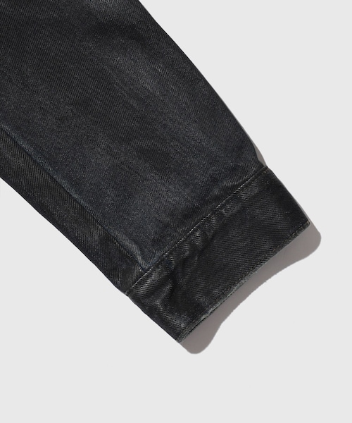 ADAM ET ROPE'(アダムエロペ)の「【CODA/コーダ】WAXED OFFSET DENIM TIERED JACKET(デニムジャケット・メンズ・ネイビー系・0/1/2)」の8枚目の写真