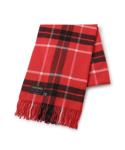 ADAM ET ROPE'(アダムエロペ)の「【TWEEDMILL(ツイードミル)】Knee Rug(大判ストール)(マフラー・レディース・グレー系/カーキ/ターコイズ/レッド系・F)」の19枚目の写真