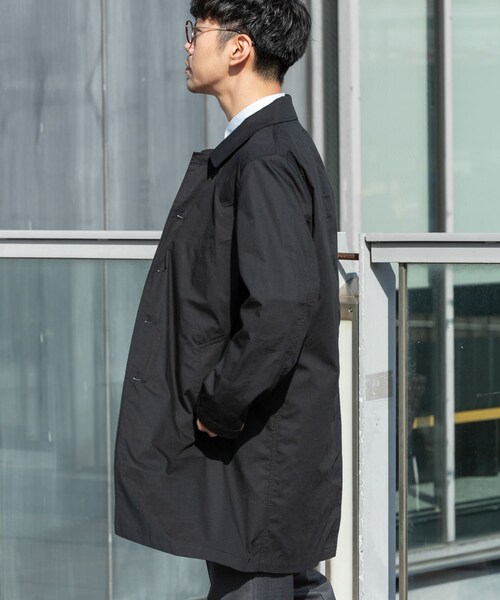 URBAN RESEARCH ROSSO（アーバンリサーチロッソ）の「『撥水』タイプライタースプリングコート（ステンカラーコート・メンズ・BLACK/D/NAVY/BLUE/GRAY/BEIGE/KHAKI・S/M/L/XL）」の10枚目の写真