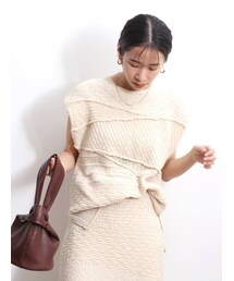 Ungrid | ジャカード編みニットベスト(ニット/セーター)