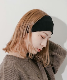 SMELLY | リブワイドヘアバンド(ヘアバンド)