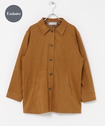 URBAN RESEARCH DOORS | 『別注』Audrey and John Wad×DOORS　フェイクスウェードジャケット(テーラードジャケット)