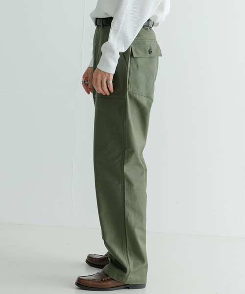 URBAN RESEARCH（アーバンリサーチ）の「『別注』CIOTA×URBAN RESEARCH　Baker Pants(Wide Tapered)（チノパンツ・メンズ・Dark Olive・4/5/6）」の6枚目の写真