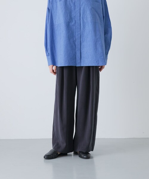 かぐれ（カグレ）の「キュプラストレートパンツ（その他パンツ・レディース・NAVY/BLACK・Free）」の20枚目の写真