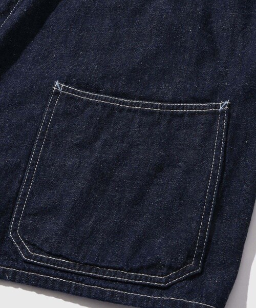 ADAM ET ROPE'（アダムエロペ）の「【BONCOURA/ボンクラ】カバーオール（デニム）（デニムジャケット・メンズ・ネイビー・38/40/42）」の10枚目の写真
