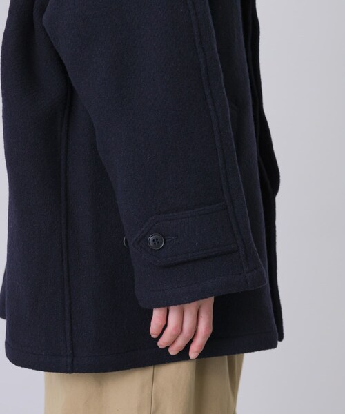 かぐれ（カグレ）の「Harrow Town Stores　BALMACAAN SHORT COAT（ステンカラーコート・レディース・NAVY・42）」の13枚目の写真