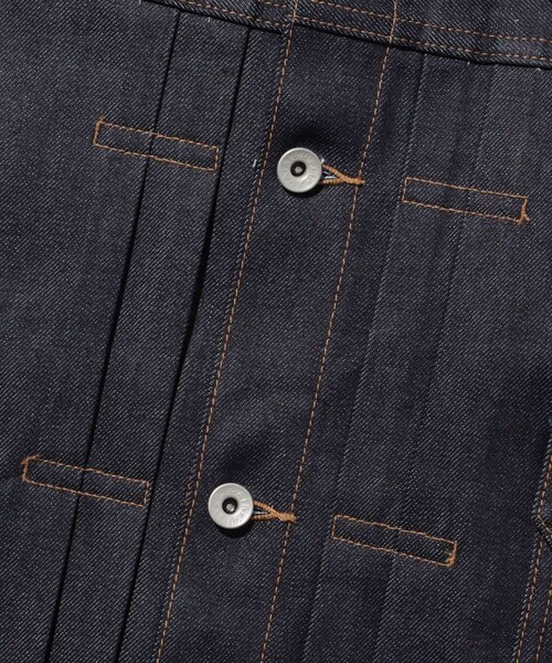 ADAM ET ROPE'(アダムエロペ)の「【DAIRIKU/ダイリク】Rigid 2PKT Denim Jacket(デニムジャケット・メンズ・ネイビー・L/M/S)」の12枚目の写真