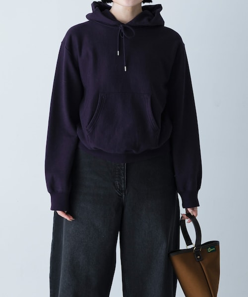 かぐれ（カグレ）の「blurhmsROOTSTOCK　Soft＆Hard Sweat Hoodie Pullover（パーカー・レディース・HeatherWh/DarkPurple・0）」の2枚目の写真