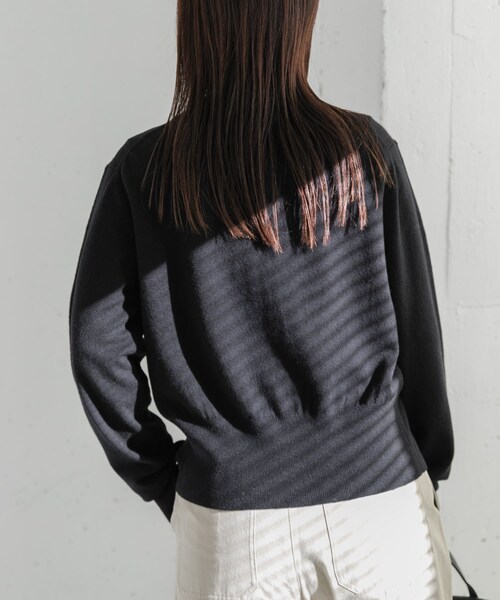 URBAN RESEARCH DOORS（アーバンリサーチドアーズ）の「FORK&SPOON　ミラージュクルーネックニットカーディガン（カーディガン/ボレロ・レディース・NAVY/GREEN/BROWN/BLUE/MINT/BLACK・1）」の21枚目の写真