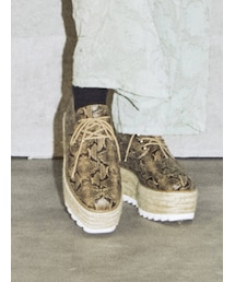 jouetie | ジュートソールレースアップローファー(ローファー)