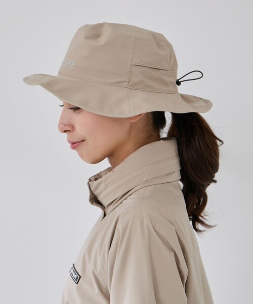 ROPE'（ロペ）の「レインハット/撥水・透湿（ハット・レディース・ホワイト/ベージュ/ネイビー・F）」の8枚目の写真